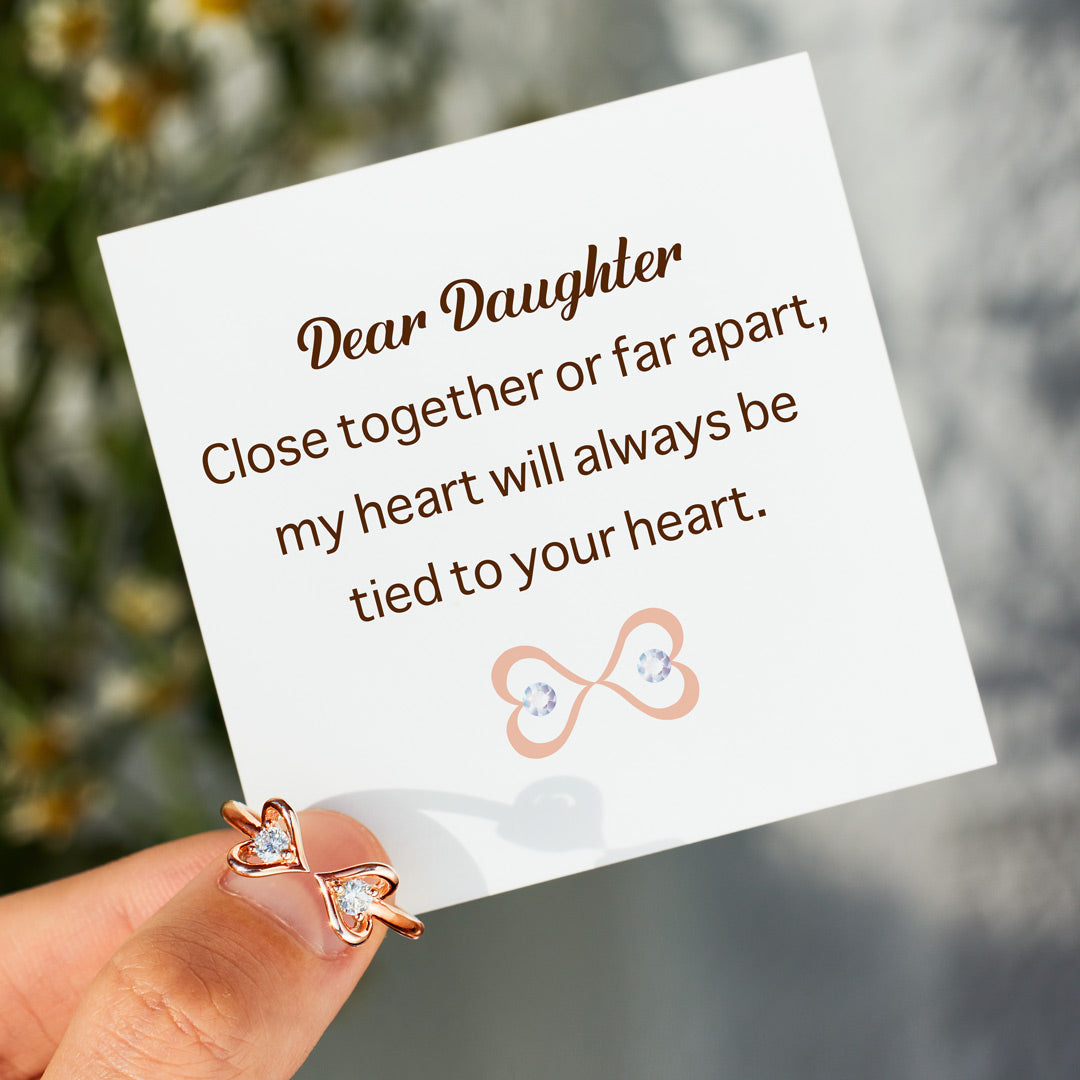 My Heart Will Always Be Tied To Yours Gathered Hearts Ring