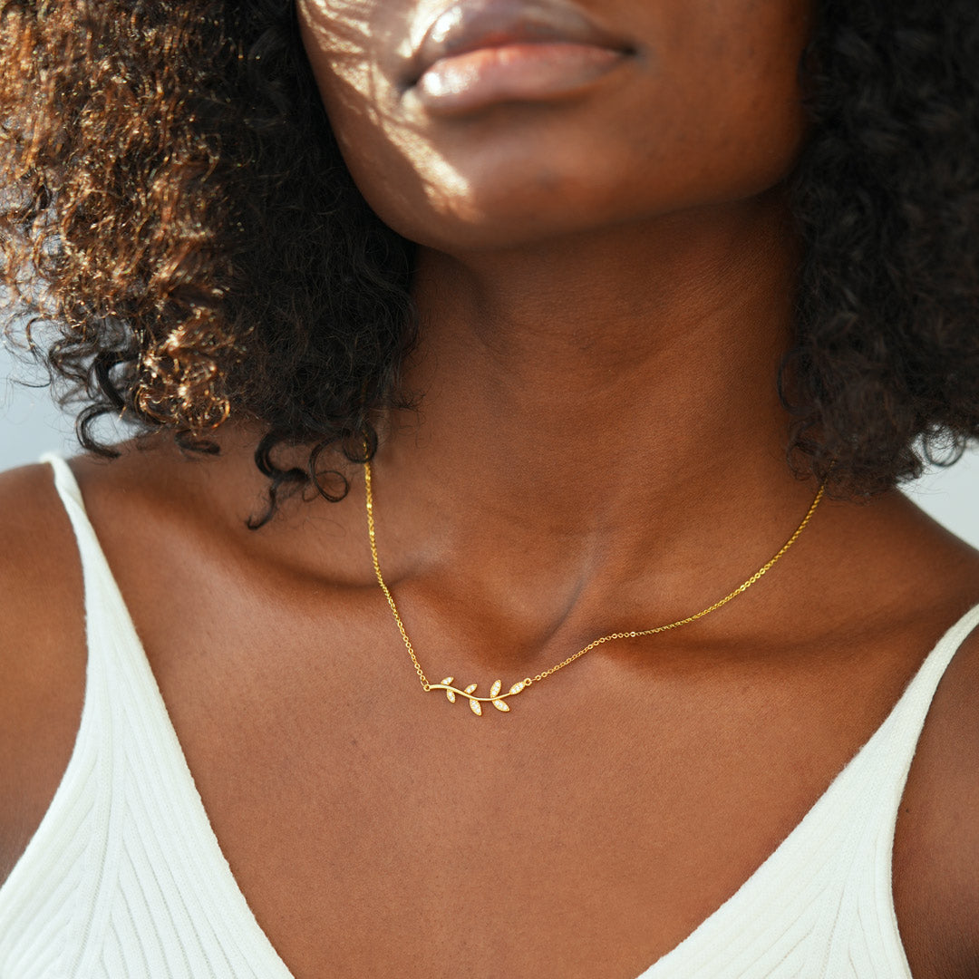 True Friend Tree Leaf Necklace
