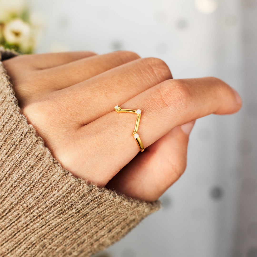 Be There For Each Other Minimalist Tribe Ring
