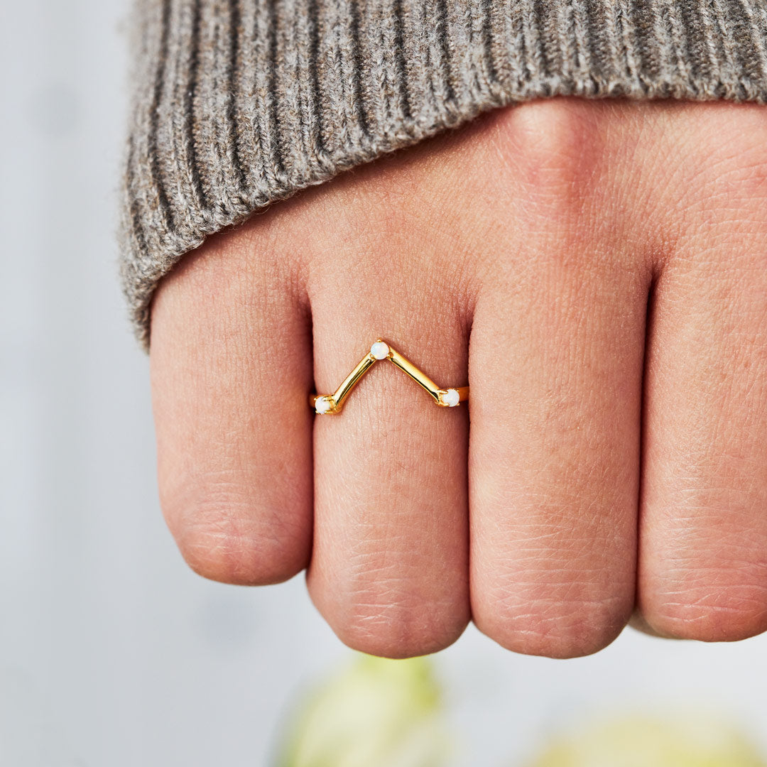Be There For Each Other Minimalist Tribe Ring