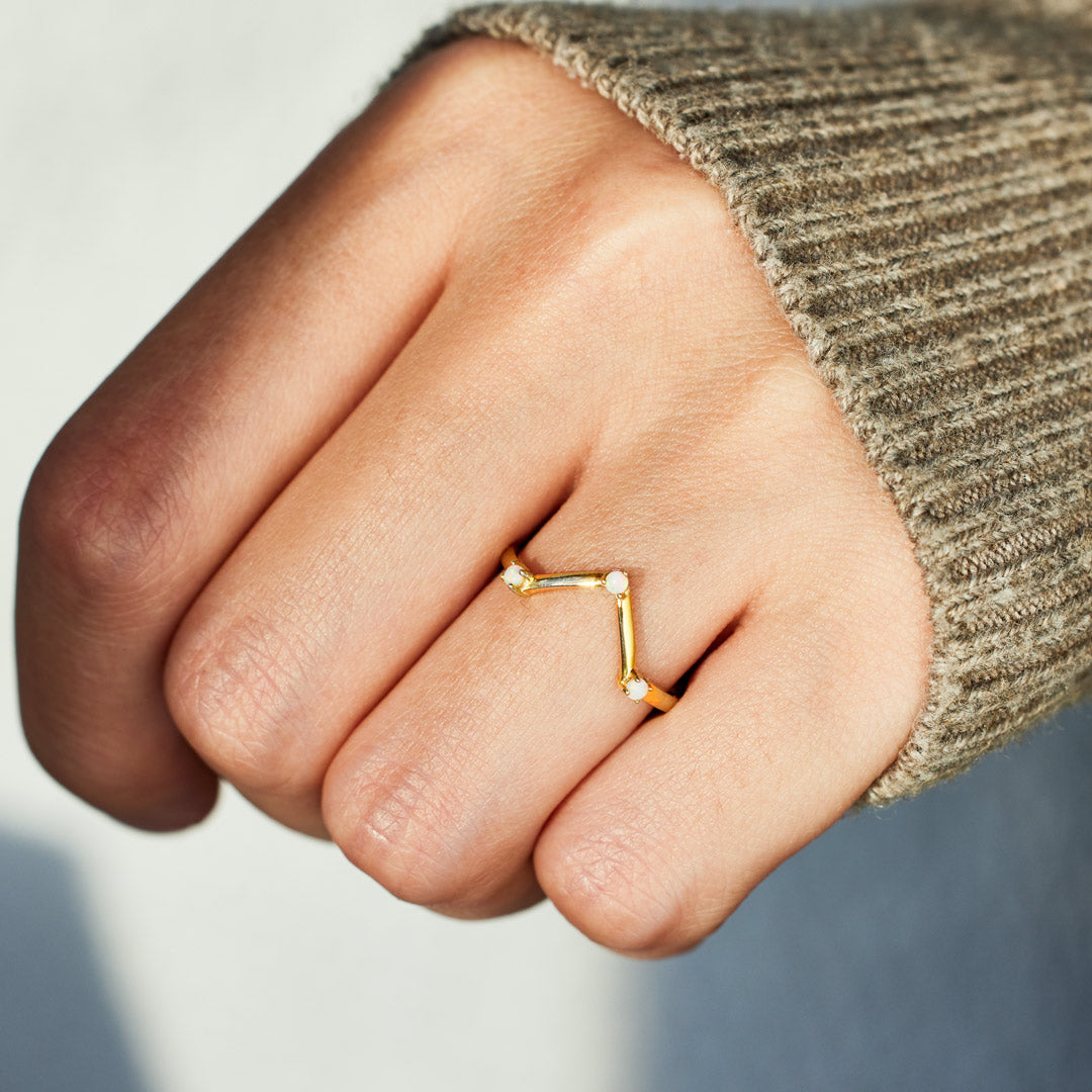 Be There For Each Other Minimalist Tribe Ring
