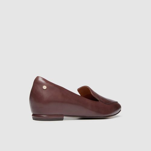 Faye Plum Lizard Emboss