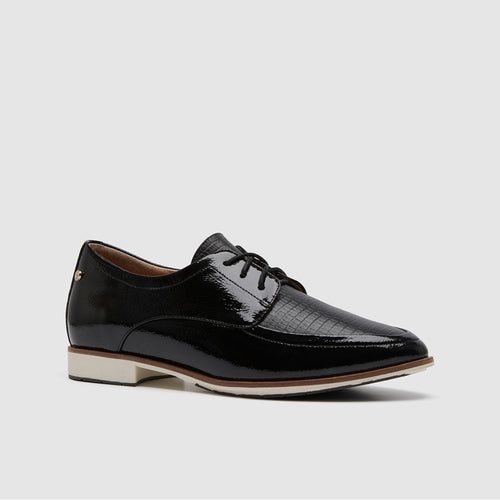 Amelia II Black Lizard Emboss