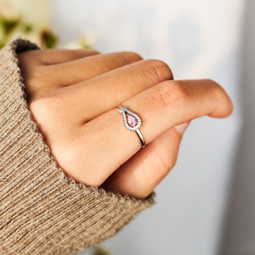 Our Love Pavé Knot Ring
