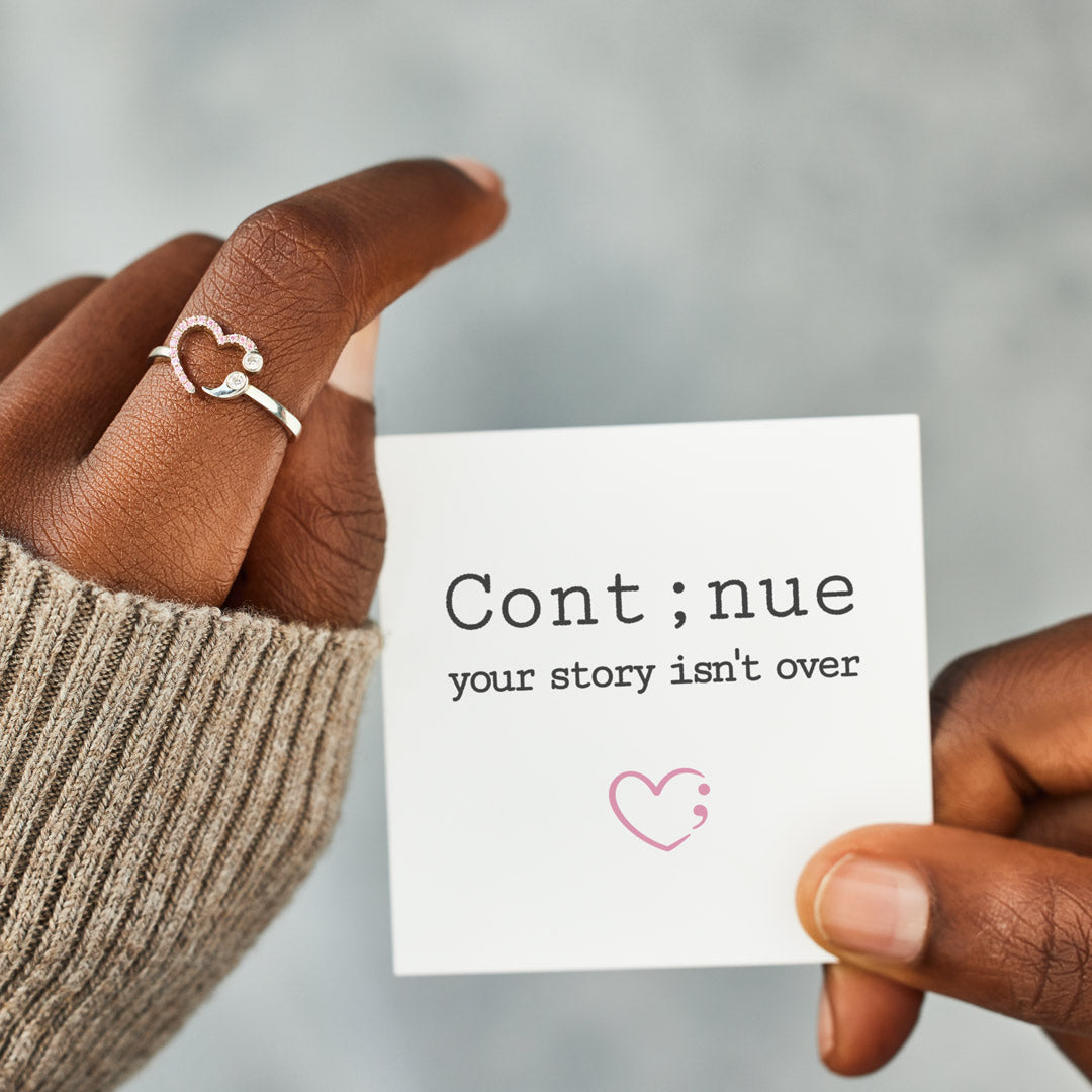 Cont;nue Semicolon Ring