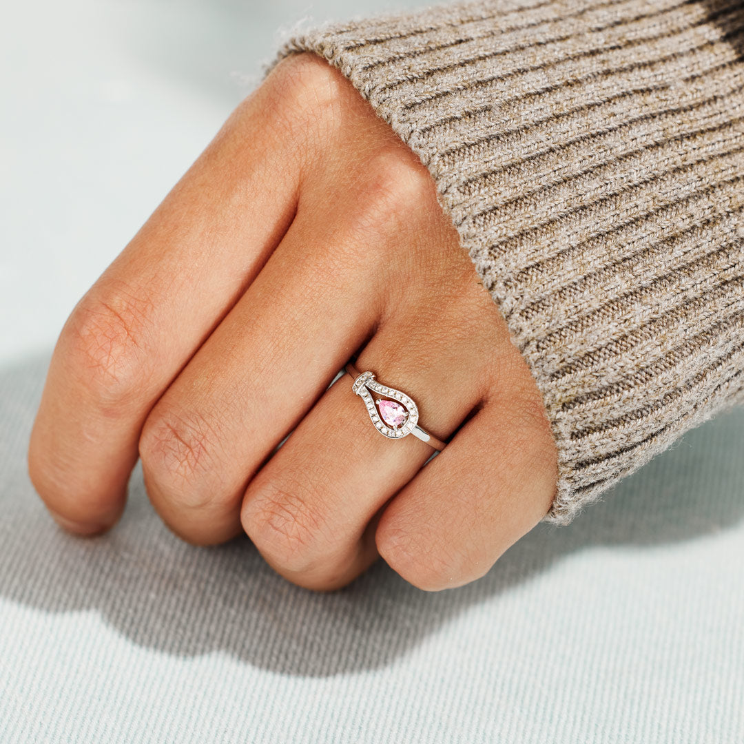 Our Love Pavé Knot Ring