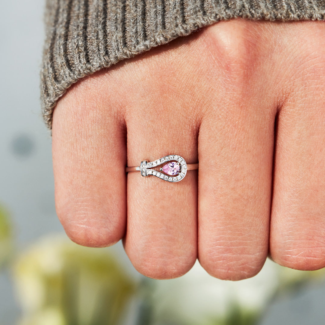 Our Love Pavé Knot Ring