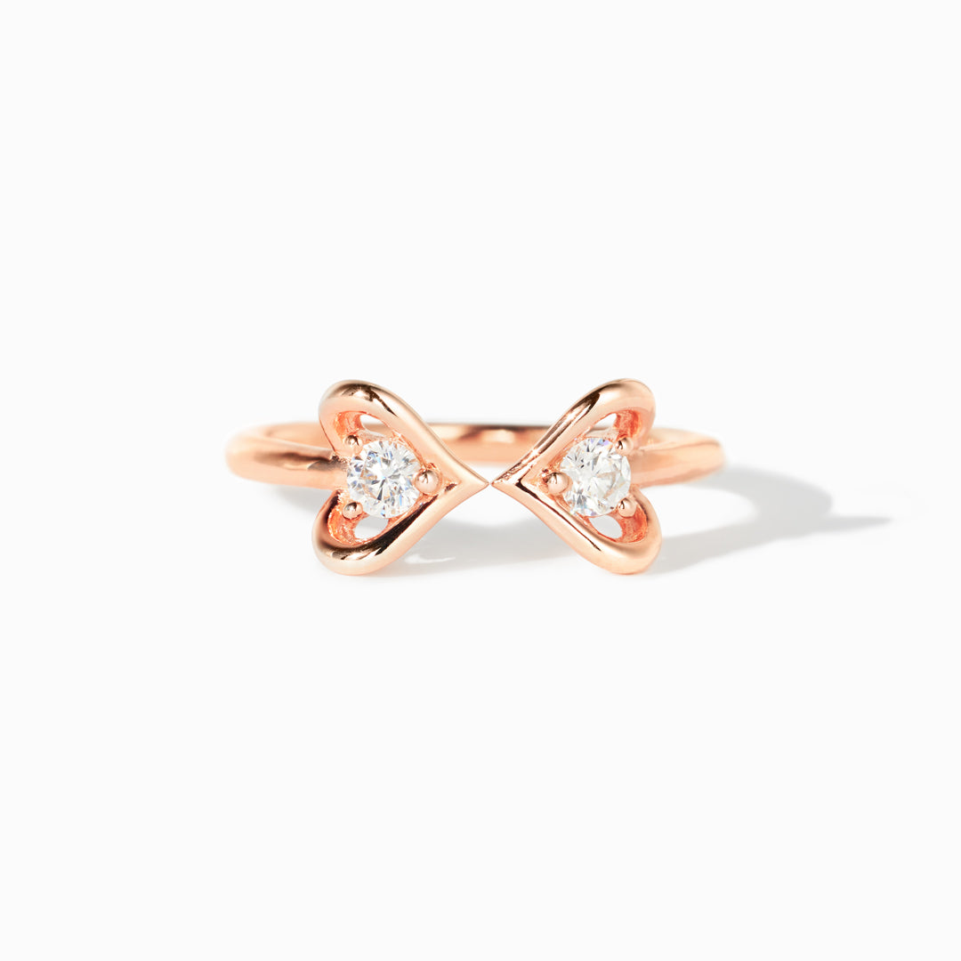My Heart Will Always Be Tied To Yours Gathered Hearts Ring
